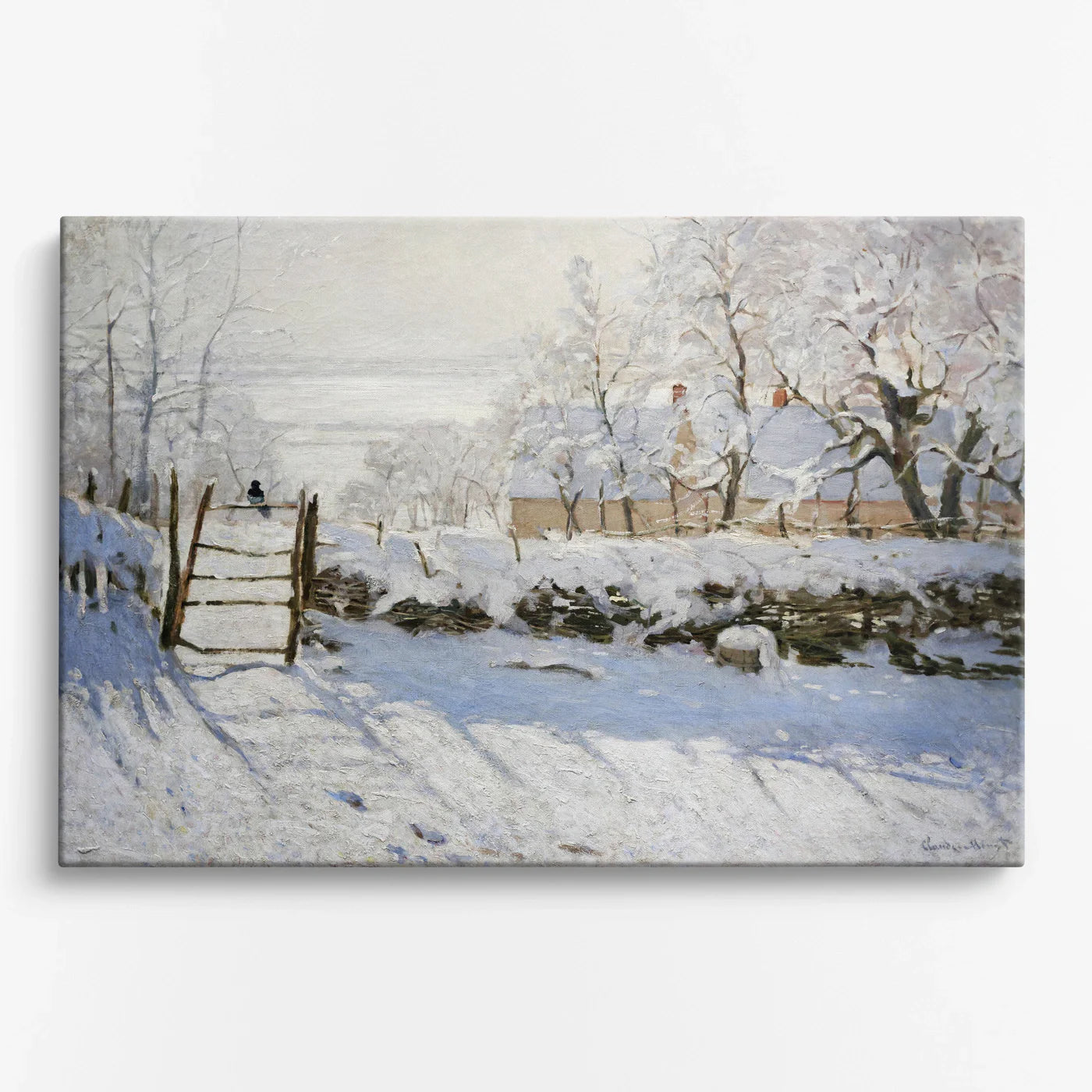 Tablou - Iarna (Monet) Vedere Fata