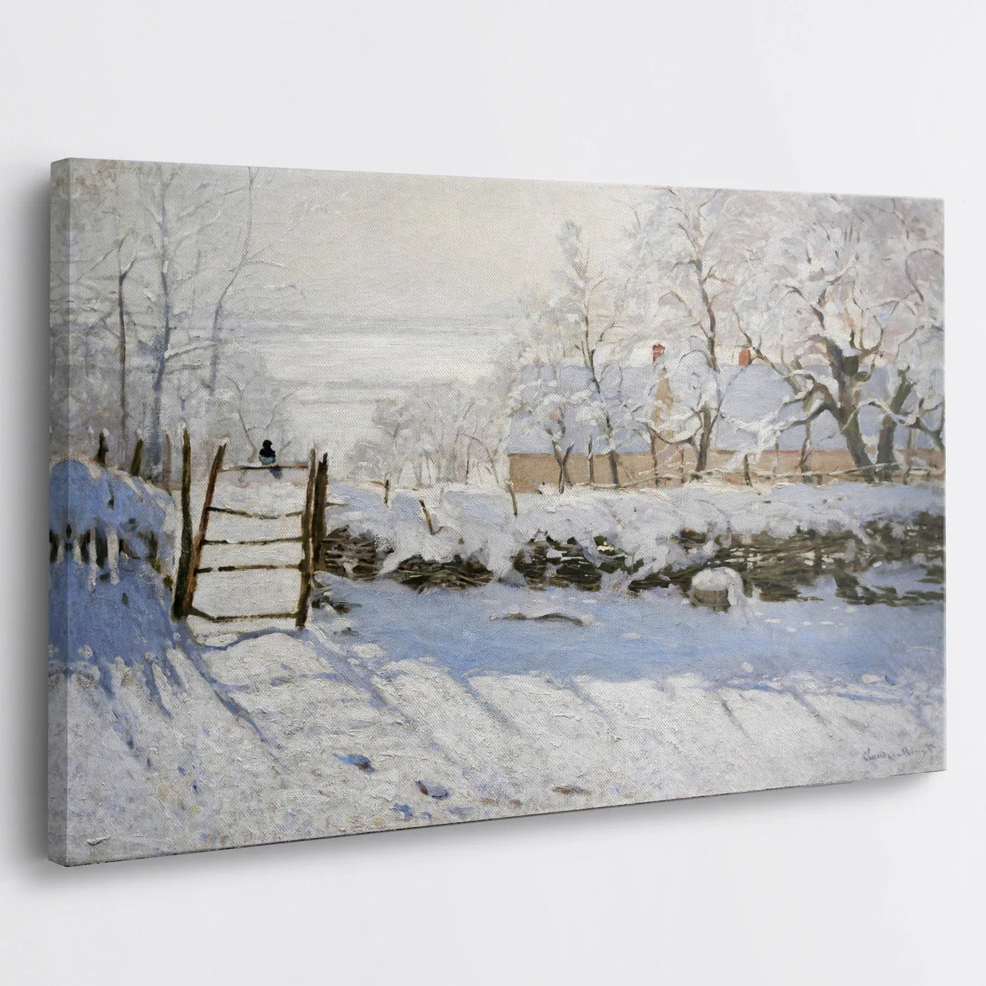 Tablou - Iarna (Monet) Vedere Living