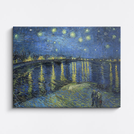 Tablou - Noapte înstelată (Van Gogh) Vedere Fata