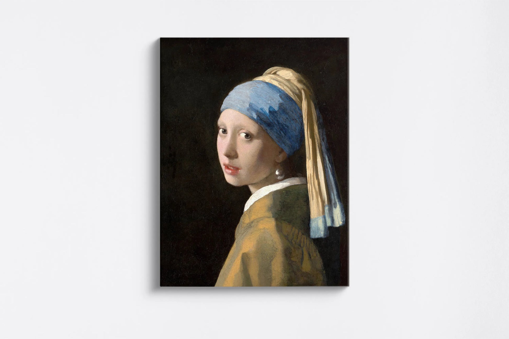 Tablou - Fata cu un cercel de perle (Vermeer) Vedere Fata