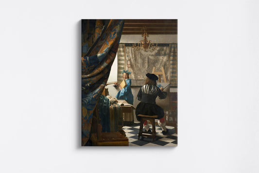 Tablou - Alegoria picturii (Vermeer) Vedere Fata