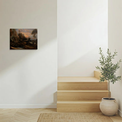 Tablou Picturi - Peisaj Forestier La Apus, Rubens