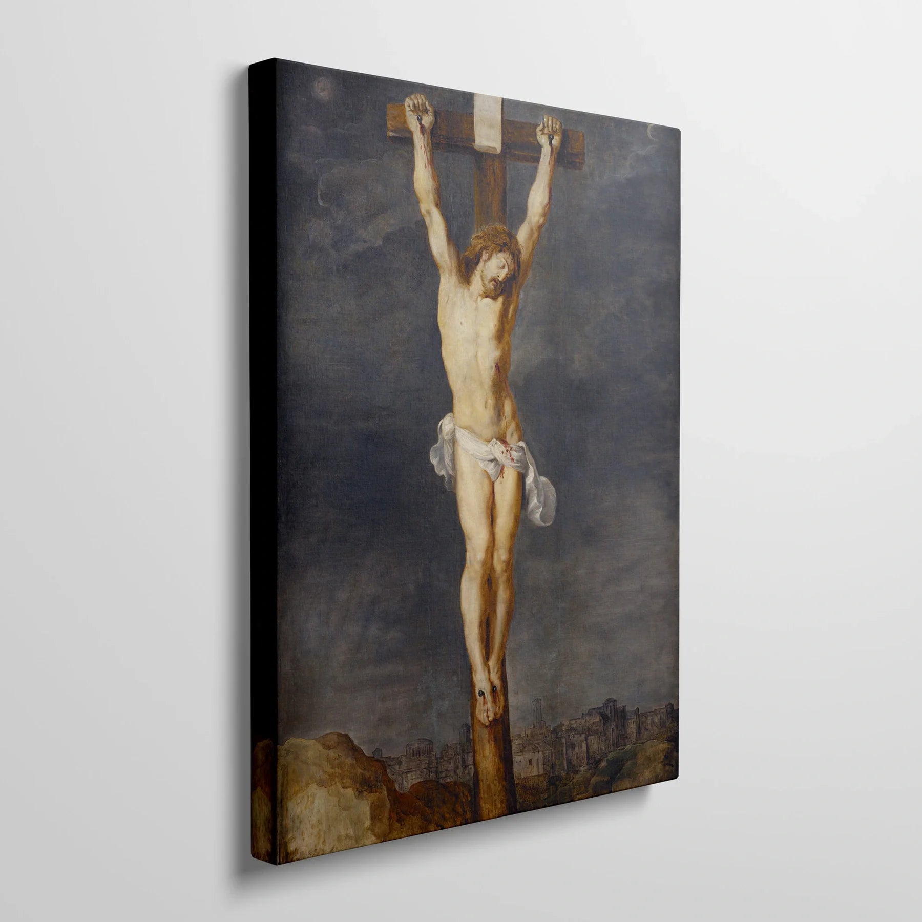 Tablou picturi celebre - Hristos pe cruce, Rubens - vedere din lateral