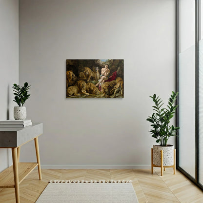 Tablou picturi celebre - Daniel în cușca leilor, Rubens - vedere hol