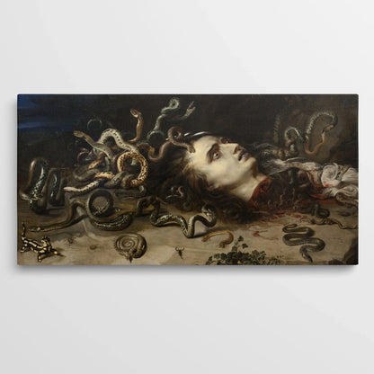Tablou picturi celebre - Capul medusei, Rubens - vedere frontala