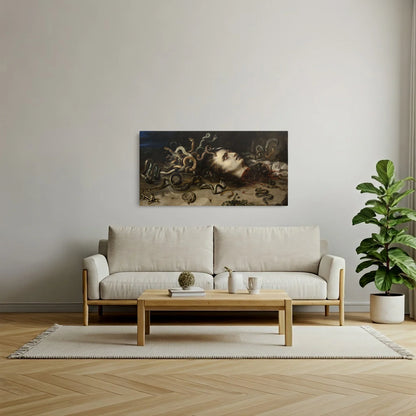 Tablou picturi celebre - Capul medusei, Rubens - vedere living