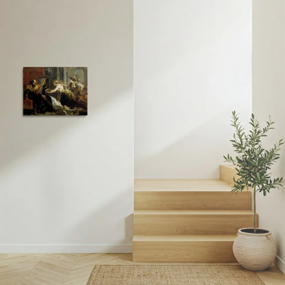 Tablou picturi celebre - Tereus confruntat cu capul fiului său Itylus, Rubens - vedere hol
