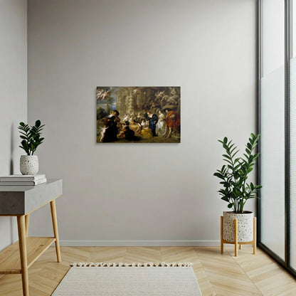 Tablou picturi celebre - Grădina iubirii, Rubens - vedere hol