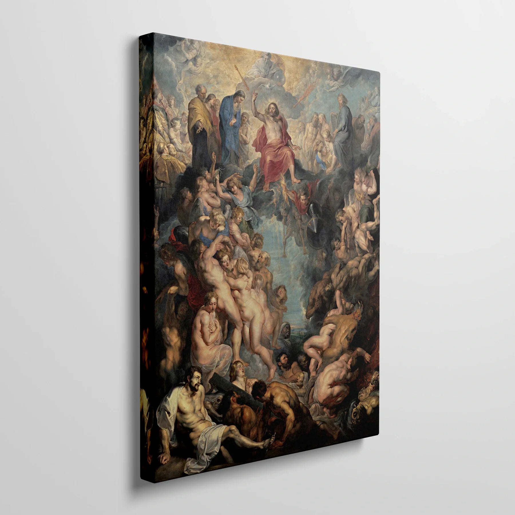 Tablou picturi celebre - Marea judecată de apoi, Rubens - vedere din lateral