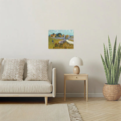 Tablou picturi celebre - Ferma din Provence, Van Gogh - vedere living