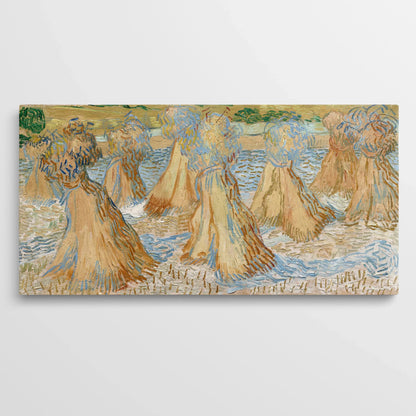 Tablou picturi celebre - Miriștea de grâu, Van Gogh - vedere frontala