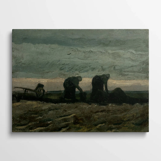 Tablou Picturi - Două Femei Pe Câmp, Van Gogh