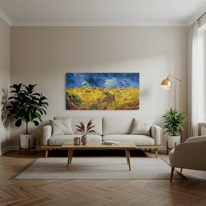 Tablou Picturi - Câmp de Grâu cu Ciori, Van Gogh