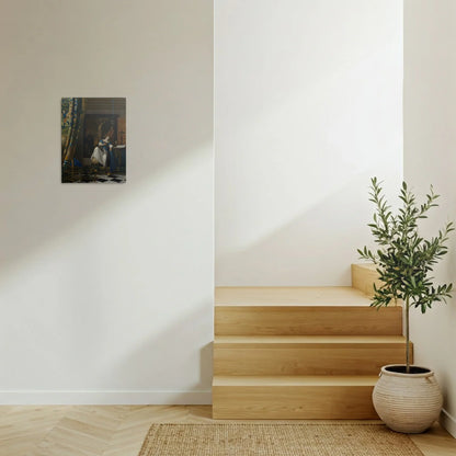 Tablou picturi celebre - Alegoria credinței catolice, Vermeer - vedere hol